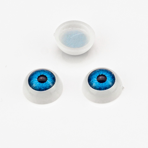 Глазки круглые кукольные 10 мм Упак 20 шт