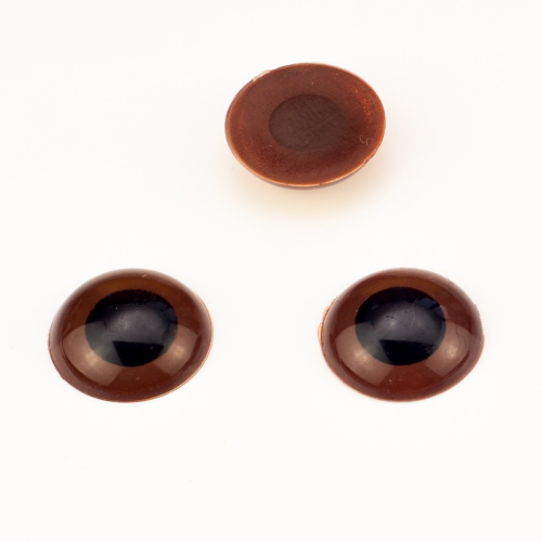 Глазки для игрушек круглые 14 мм Упак 10 шт