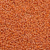 Бисер Китай № 8 уп.450 гр Оранжевый перламутр арт. ББ-104/8