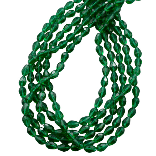 Бусины стекло капли 10*15 мм уп.46 шт арт. ББ-БСК-10390/10*15