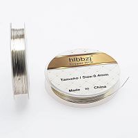 Ювелирная проволока медная ( не меняет цвет ) 0.4 мм Серебро ТДТ-ЮП-13172/0.4