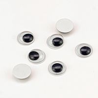Глазки для игрушек бегающие круглые 20 мм Упак 10 шт ФДИ-ГБК-13840/20