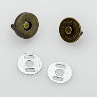 Магнитные кнопки сумочные 15 мм Упак 50 шт