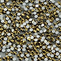 Стразы холодной фиксации SS16 Crystal Dorado уп.1440 шт арт. СХФ-1660/1