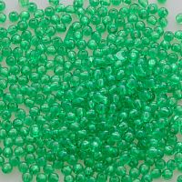 Бусины круглые пластик 4 мм Зеленый Упак 500 гр ББ-БП-1036