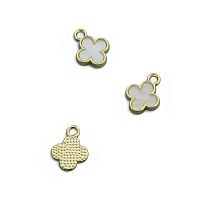 Подвеска Клевер Золото 10*13 мм уп.5 шт. арт. Р-1092