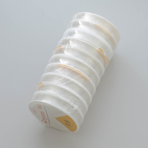 Резинка для бисероплетения 0.6 мм Упак 10 шт * 8 м Прозрачный ТДТ-РДБ-12957/0.6