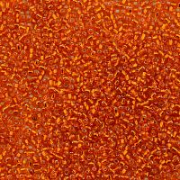 Бисер Китай № 8 уп.450 гр Оранжевый прозрачный арт. ББ-105/8